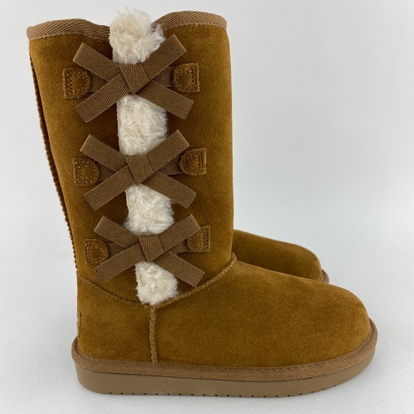 NEW Koolaburra By UGG Victoria Tall Chestnut Boots - Picture 8 of 12